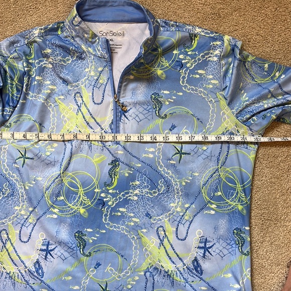 SAN SOLEIL UPF 50 MOCK NECK - Picture 7 of 8